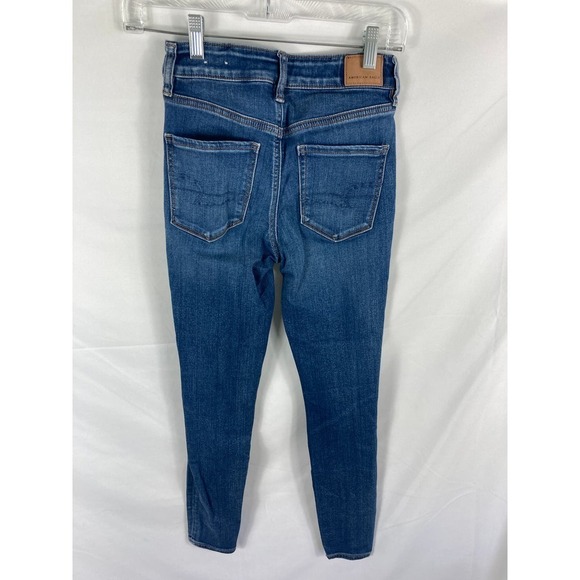 American Eagle Ne(x)t level stretch hi rise jegging Size 4 Regular - Picture 6 of 6